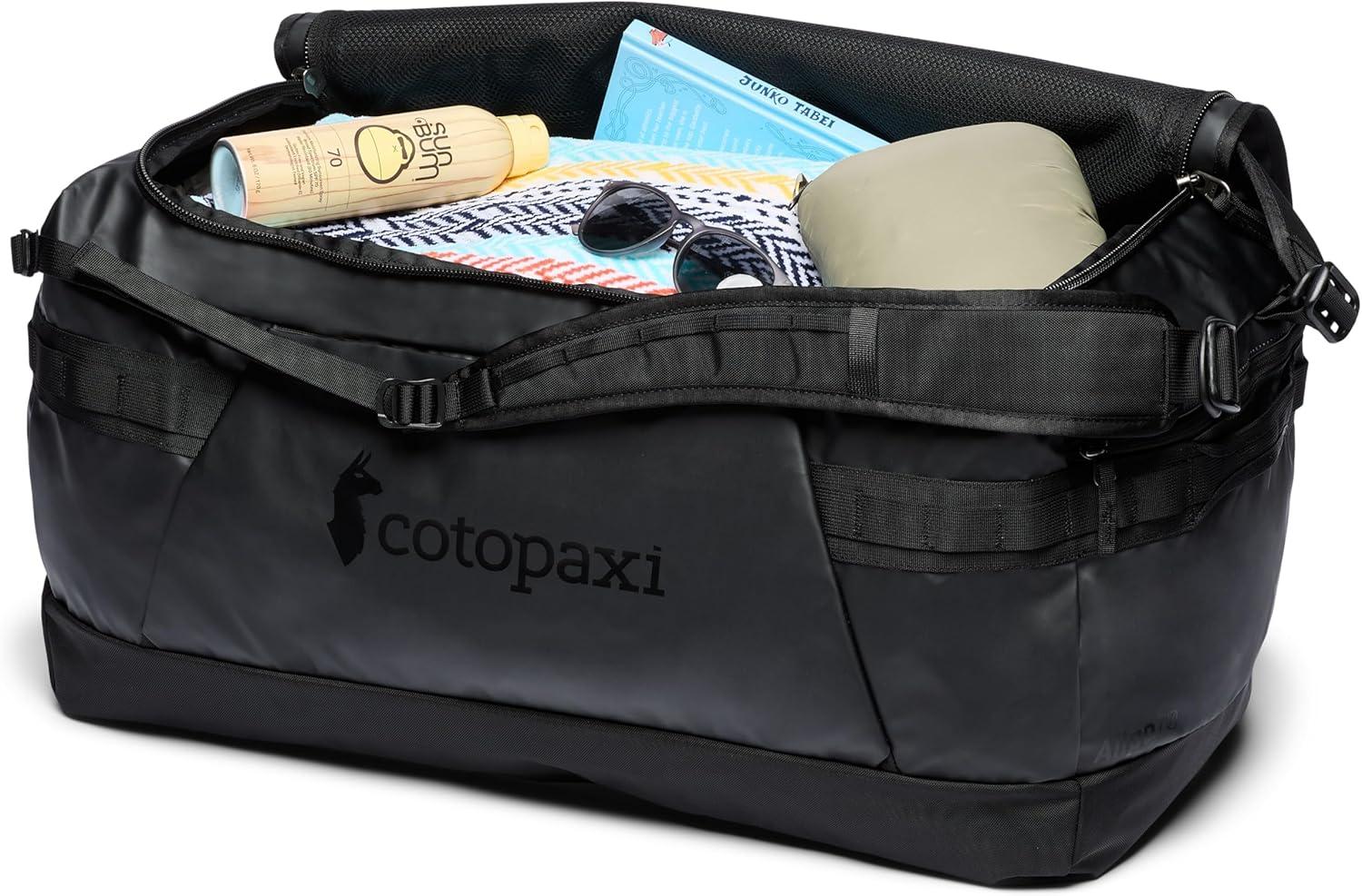 imageCotopaxi Allpa 70L Getaway Duffel FatigueCotopaxi Black