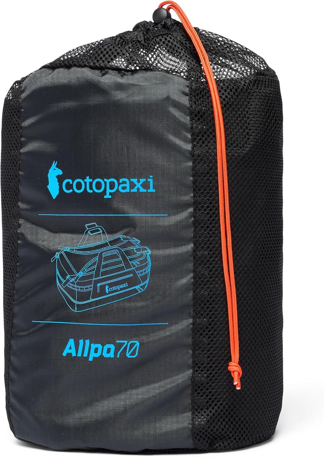 imageCotopaxi Allpa 70L Getaway Duffel FatigueCotopaxi Black